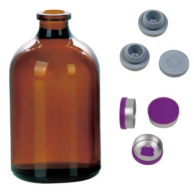 Moulded Saline Pharmaceutical Soda Lime Glass Bottle Vials for Injection